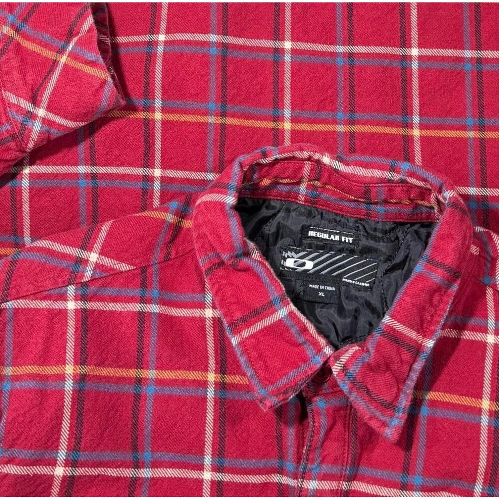 Oakley Red Plaid Insulated
Flannel Shacket Men's XL